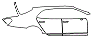 2020 Bentley Mulsanne Door and Rear Fender Kit - PPF