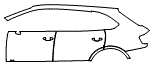2019 Bentley Bentayga Door and Rear Fender Kit - PPF