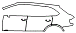 2020 Bentley Bentayga Speed Door and Rear Fender Kit - PPF