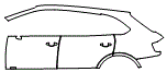 2020 Bentley Bentayga Diesel Door and Rear Fender Kit - PPF