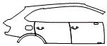 2020 Bentley Bentayga Door and Rear Fender Kit - PPF