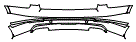 2020 Bentley Bentayga Rear Bumper Kit - PPF