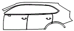 2025 Bentley Bentayga Door and Rear Fender Kit - PPF