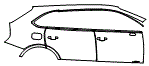 2023 Bentley Bentayga Door and Rear Fender Kit - PPF