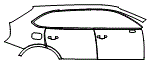 2021 Bentley Bentayga Door and Rear Fender Kit - PPF