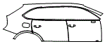 2021 Bentley Bentayga Door and Rear Fender Kit - PPF
