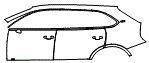 2022 Bentley Bentayga V8 First Edition Door and Rear Fender Kit - PPF