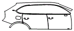 2021 Bentley Bentayga Door and Rear Fender Kit - PPF