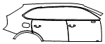 2025 Bentley Bentayga Door and Rear Fender Kit - PPF