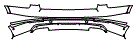 2017 Bentley Bentayga Rear Bumper Kit - PPF