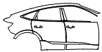 2023 Audi e-tron Sportback S Door and Rear Fender Kit - PPF