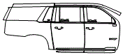2024 Cadillac Escalade-V Door and Rear Fender Kit - PPF