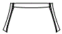 2024 Mercedes Benz EQS SUV 450+ Base A-Pillar and Roof Kit - PPF