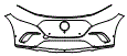 2023 Mercedes Benz EQS SUV Bumper Kit - PPF
