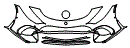 2025 Mercedes Benz SL Roadster Bumper Kit - PPF