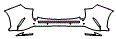 2026 LEXUS NX 350H BASE Rear Bumper Kit