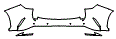 2026 LEXUS NX 350 LUXURY Rear Bumper Kit