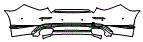 2024 Mercedes Benz Maybach S-Class Rear Bumper Kit - PPF