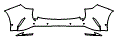 2022 Lexus NX Rear Bumper Kit - PPF