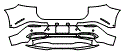 2022 Mercedes Benz EQS SUV Rear Bumper Kit - PPF