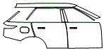 2025 Land Rover Range Rover Sport SE Door and Rear Fender Kit - PPF