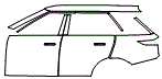 2024 Land Rover Range Rover Sport Door and Rear Fender Kit - PPF