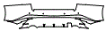 2024 Lexus IS 300 F Sport Design Rear Bumper Kit - PPF