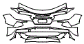 2020 Chevrolet Corvette  Coupe Rear Bumper Kit - PPF