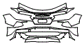 2026 CHEVROLET CORVETTE STINGRAY CONVERTIBLE Rear Bumper Kit