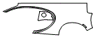 2024 Bugatti Chiron Rear Fender Kit - PPF