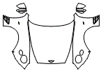 2024 Bentley Continental GT Full Hood, Fender and Mirror Kit - PPF