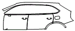 2022 Bentley Bentayga Door and Rear Fender Kit - PPF
