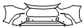 2022 Toyota Highlander Hybrid Platinum Bumper Kit - PPF