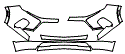 2023 Chevrolet Blazer RS Bumper Kit - PPF