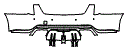 2023 Cadillac CT5 Rear Bumper Kit - PPF