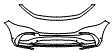 2023 Mercedes Benz EQB SUV 300 4MATIC Bumper Kit - PPF