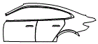 2022 BMW i4 Door and Rear Fender Kit - PPF