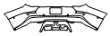 2023 Land Rover Range Rover Sport Dynamic SE Rear Bumper Kit