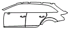 2024 Audi A4 allroad Door and Rear Fender Kit - PPF