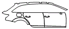 2024 Audi A4 allroad Door and Rear Fender Kit - PPF