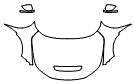 2023 Honda Civic Full Hood, Fender and Mirror Kit - PPF