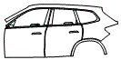 2025 BMW X1  xLine Door and Rear Fender Kit - PPF