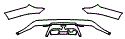 2025 Land Rover Range Rover Sport SE Rear Bumper Kit - PPF
