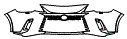 2024 Lexus RX 350h Base Bumper Kit - PPF