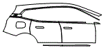2023 BMW iX xDrive50 Shadowline Door and Rear Fender Kit - PPF
