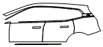 2025 BMW iX  Shadowline Door and Rear Fender Kit - PPF