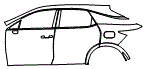 2025 Lexus RX Door and Rear Fender Kit - PPF