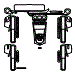 2023 Mercedes Benz G-Class Suv  AMG G63 4x4 Squared Display Screen and Interior Kit