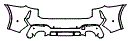 2024 BMW X3  M Sport Rear Bumper Kit - PPF
