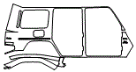 2022 Mercedes Benz G-Class SUV Rear Fender Kit - PPF